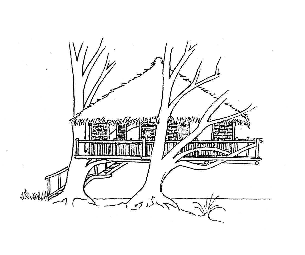 beach house coloring pages - photo #28